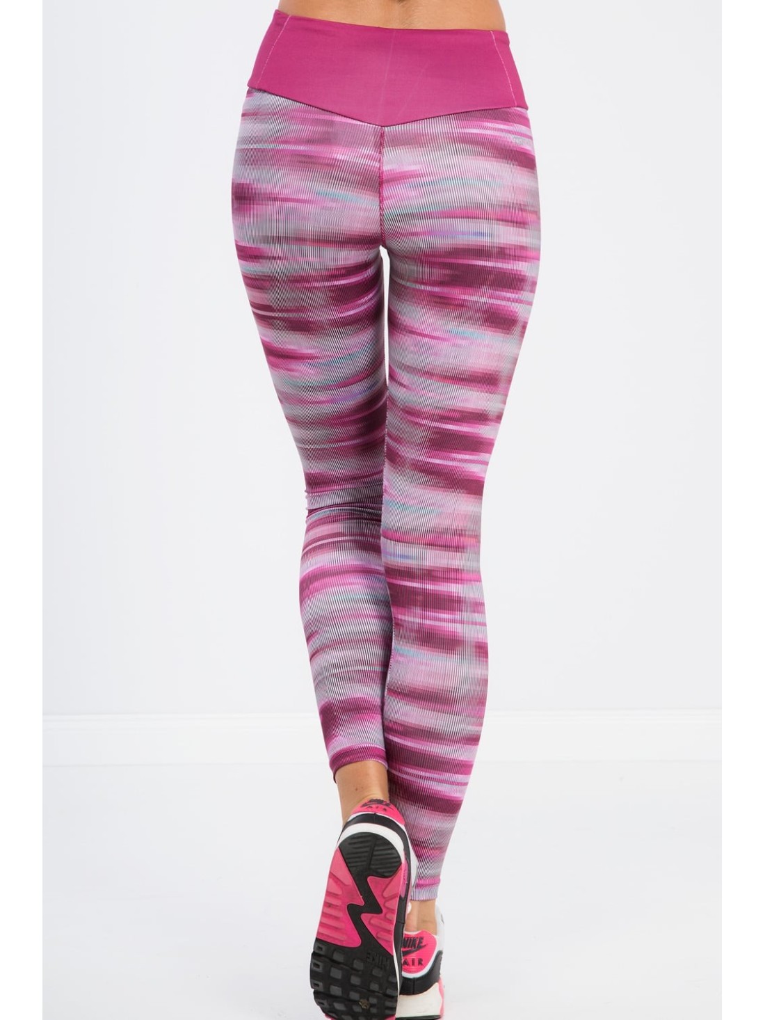 Amaranth gemusterte Leggings H001 - Online-Shop - Boutique